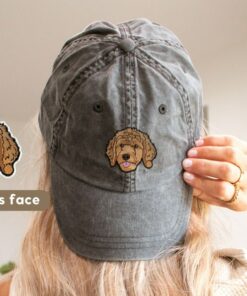Personalized Pet Hat Embroidered with Your Furry Friend's Photo