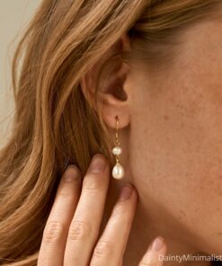 Exquisite Freshwater Pearl Drop Earrings A Timeless Treasure for Brides and Bridesmaids