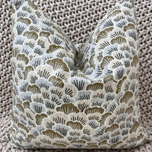 Silver Sage Abstract Floral Pillow Cover Elevate Your Home Decor with Nature's Hues
