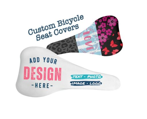 Personalized Bike Seat Covers Design Your Own Cycling Seat with Photos, Text, or Logos