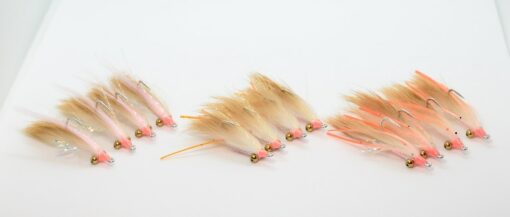 Bonefish Bunny Gotcha Selection 12 Premium Gamakatsu Hooked Flies for Bonefish Success