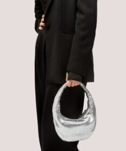 Shimmering Silver Hobo The Perfect Evening Clutch for a Night Out