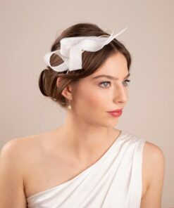 Exquisite Bridal Fascinator Adorn Your Special Day with Sculptural Elegance
