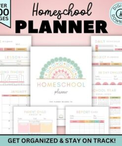 Homeschool Planner Printable The Ultimate Guide to Organized Learning for 2024-2025