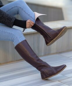 Grounding Boots Connect with Nature in Style | Handmade Leather Boots with Copper Rivets