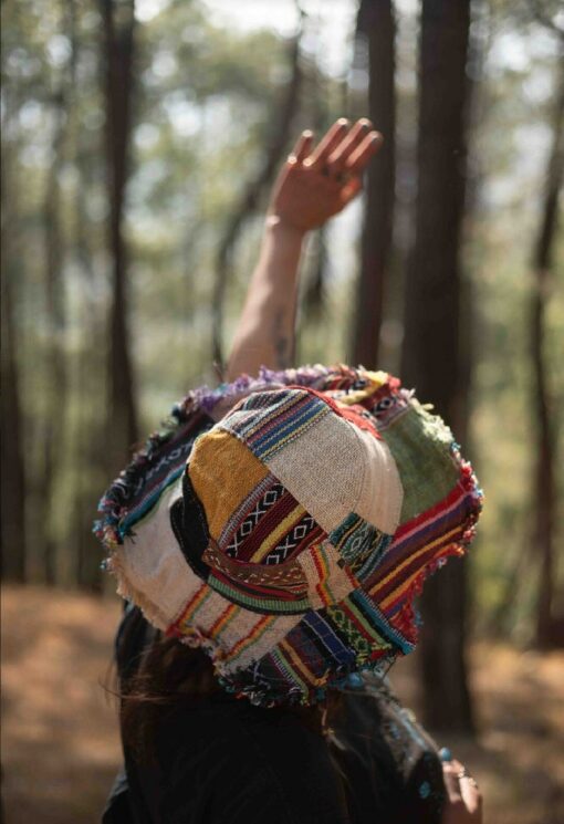 Breezy Summer Sanctuary Handcrafted Hemp Hat with Expansive Brim