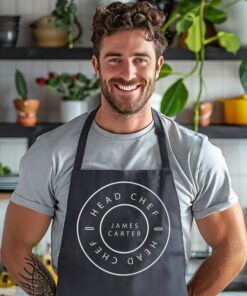 Personalized Head Chef Apron Elevate Your Culinary Adventures with Style