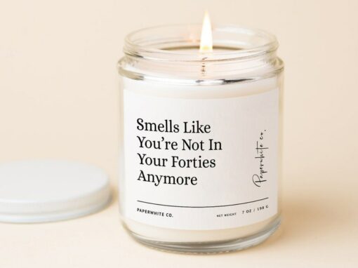 50th Birthday Candle The Perfect Milestone Gift for the Not-So-Forty