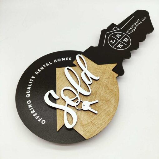 Celebrate the Sale Custom Sold Key for Realtors, the Perfect Closing Gift