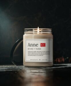 Turkish Anne Candle A Heartfelt Gift for Cherished Turkish Mothers