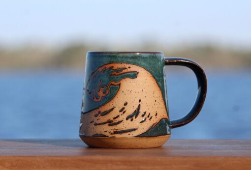 Ocean Wave Mug Ride the Waves with Every Sip, Coastal Vibes at Your Fingertips