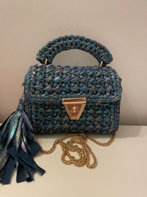 Captivating Blue Crochet Bag A Woven Masterpiece for Every Occasion