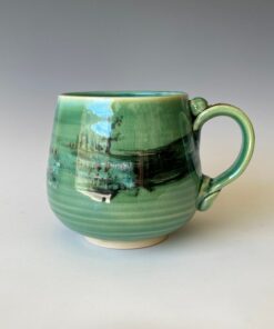 Green Hills A Ceramic Masterpiece for Your Daily Brew