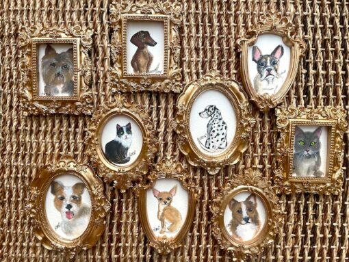 Exquisite Mini Masterpieces Capture Your Beloved Pets in Timeless Art