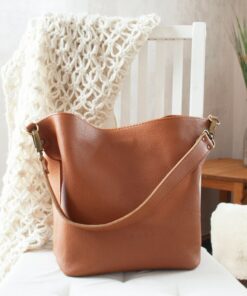 Mae Handmade Leather Shoulder Bag | Crossbody Purse | 10 Colors