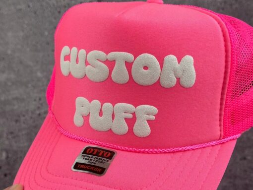 Customizable Headwear Design Your Own Puff Print, Foam, Mesh Trucker, High Crown, and Metallic Hats