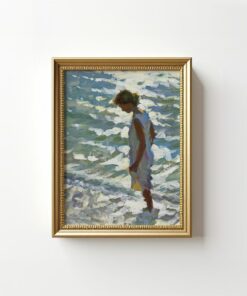 Backlit A Captivating Original Oil Painting Print by Jeffrey T. Larson - Experience the Allure of Light and Shadow