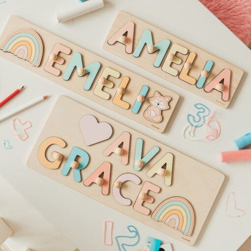 Personalized Name Puzzle A Fun and Educational Gift for Toddlers