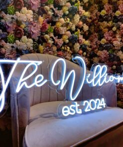 Custom Wedding Neon Sign Illuminate Your Special Day with Personalized Neon Decor