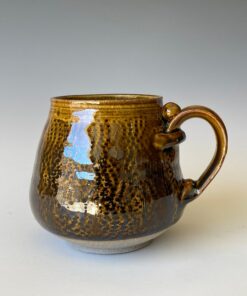 Artisan-Crafted Textured Ceramic Mug Elevate Your Morning Ritual with a Unique Masterpiece (CMMC4AMB10)