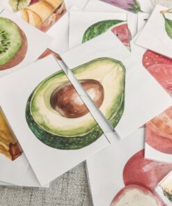 Healthy Food Matching Cards Fun Learning for Preschoolers and Toddlers