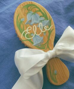Personalized Handcrafted Keepsake Hairbrush A Cherished Gift for Little Ones