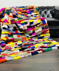 Luxurious Handcrafted REX RABBIT Fur Blanket Ethically Sourced, Warm, and Personalized