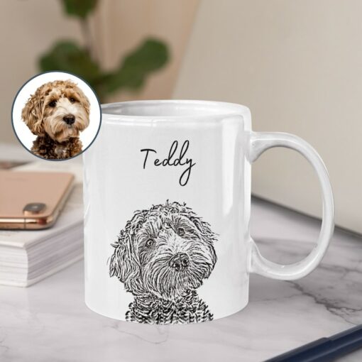 Personalized Pet Mug Sip with Your Furry Friend's Charm