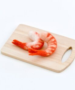Felt Prawns Dive into Imaginative Play with These Realistic Pretend Food Toys
