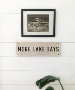 Escape to Tranquility More Lake Days Wall Tapestry for Coastal Summer Bliss