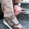 Handmade Men's Leather Sneakers Comfort and Style in Every Step