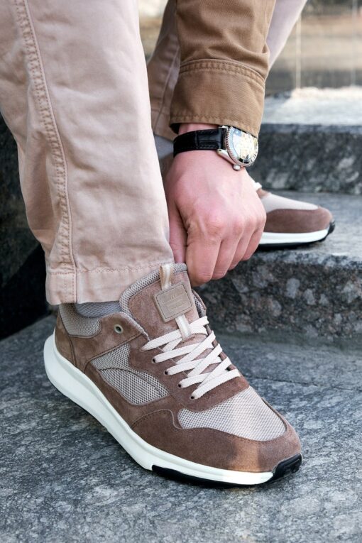 Handmade Men's Leather Sneakers Comfort and Style in Every Step