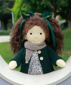 Waldorf Doll Organic Cotton Rag Doll, Perfect Gift for Kids, Collectors, Weddings, and Birthdays, Presented in an Exquisite Box