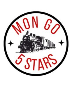 5-Star Mon Go Sticker Elevate Your Belongings with Celestial Charm