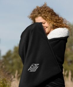 Cozy Comfort, Personalized Embroidered Monogram Sherpa Blanket for Cherished Moments