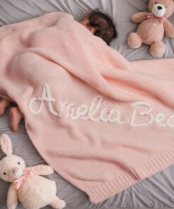 Personalized Embroidered Baby Blanket A Cherished Keepsake for Your Little One