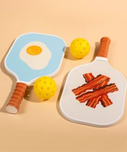 Pickleball Powerhouse Hanna Roberts Fiberglass Paddles with Balls for Unmatched Gameplay