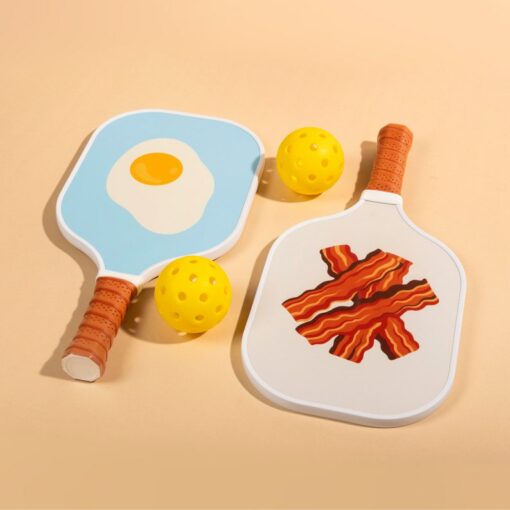 Pickleball Powerhouse Hanna Roberts Fiberglass Paddles with Balls for Unmatched Gameplay