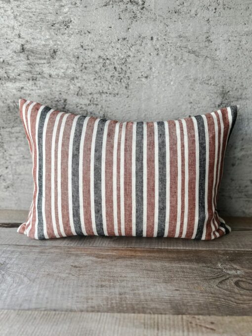 Striped Linen Pillowcase Farmhouse Charm for Your Cozy Retreat