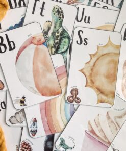 Jumbo Alphabet Double-Sided Flashcards Empowering Preschoolers and Homeschoolers with Writing Practice and Literacy Skills