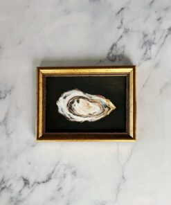 Oyster Art Print Unframed Oil Painting Print for Coastal Kitchen Decor and Restaurant Ambiance