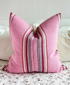 Handwoven Haven 20" Square Cotton Pillow Cover for Modern Bohemian Charm