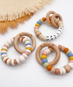 Personalized Sensory Rainbow Baby Toy A Unique Gift for Little Explorers