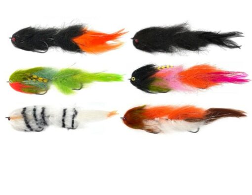 6-Pack Streamers The Ultimate Fly Fishing Lures for Pike, Musky, Trout, and Largemouth
