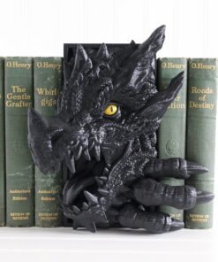 Enchanting Dragon Book Nook Immerse Yourself in Fantasy with a Voice-Activated Bookend