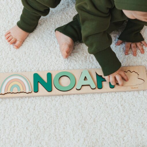 Personalized Name Puzzle A Unique Gift for Boys, Fostering Learning and Development