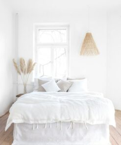 Luxurious Stonewashed Linen Duvet Cover Indulge in the Softness of Nature