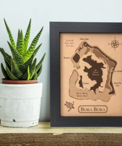 Personalized Leather Anniversary Gift Capture Your Honeymoon Memories with Our Custom Map Keepsake