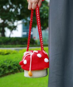Enchanting Crochet Mushroom Bag A Whimsical Gift for Nature Lovers