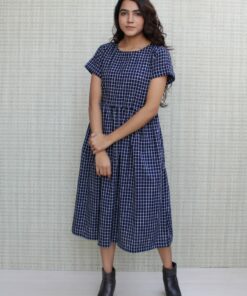 Breezy Linen Tea Dress Sustainable Style with Pockets